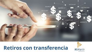 Retiros en Wplay con transferencia bancaria