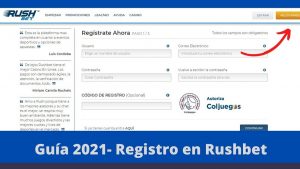 Guía 2021 para registrarse en Rushbet