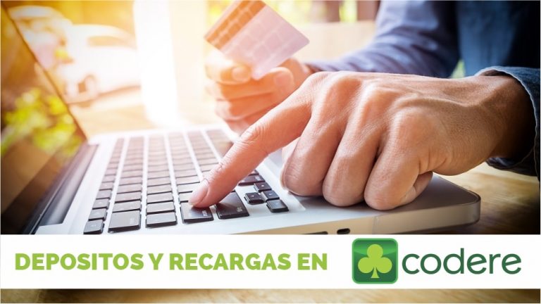 depósitos y recargas en Codere