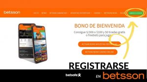 Cómo registrarse en Betsson