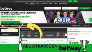 Cómo registrarse en Betway