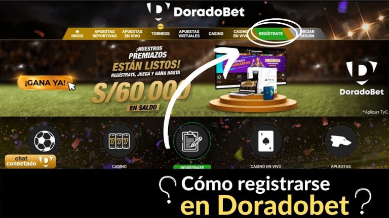 ¿Cómo registrarse en Doradobet? guía 2021