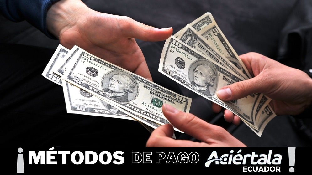 Métodos de pago Aciértala Ecuador