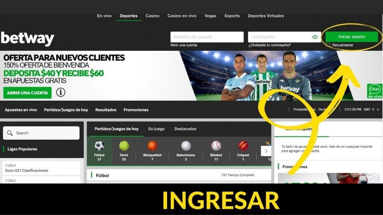 Cómo ingresar a Betway Perú